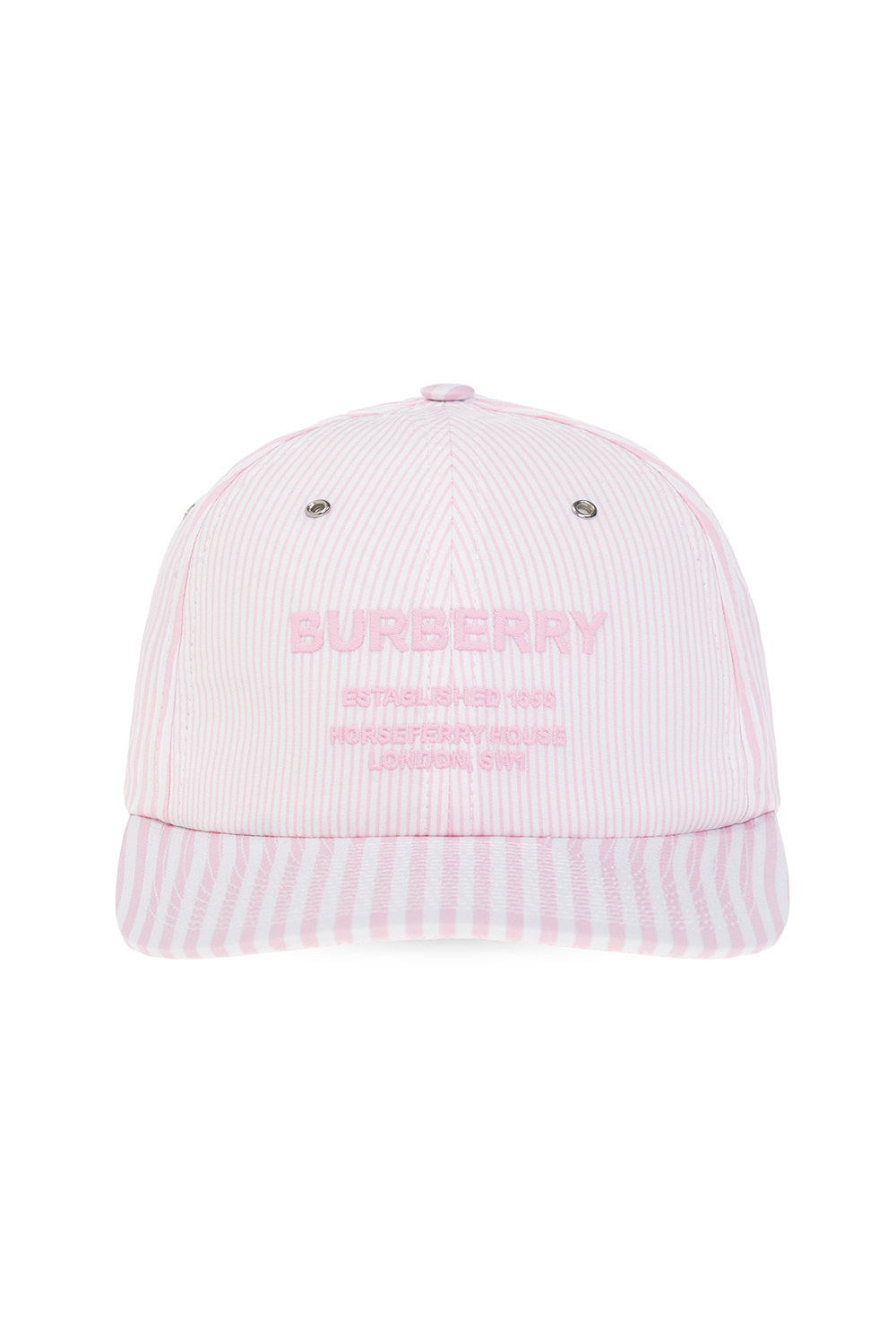 Pink sales burberry cap